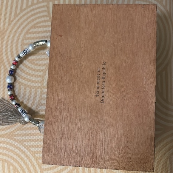 Handmade Cigar Box Purse Collectible Dominican Republic - Picture 3 of 8